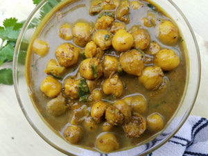 Curried Channa (Curried Chick Peas)