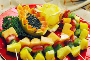 Fresh Fruit Kabobs,  47.00