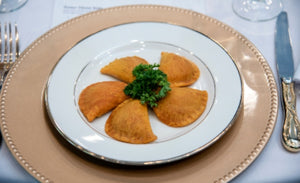 Cocktail Jamaican Beef Patties Served for Dinner