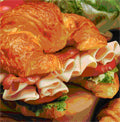 Country Ham Croissant Sandwich,  210.00